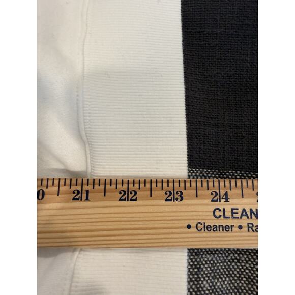 TNA Aritzia Cozy Fleece Long Sleeve Cropped Length Sweatshirt White Large - Picture 8 of 8